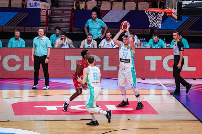 slovenska košarkarska reprezentanca Luka Dončić | Slovenci so v torek visoko izgubili proti Hrvaški. | Foto FIBA