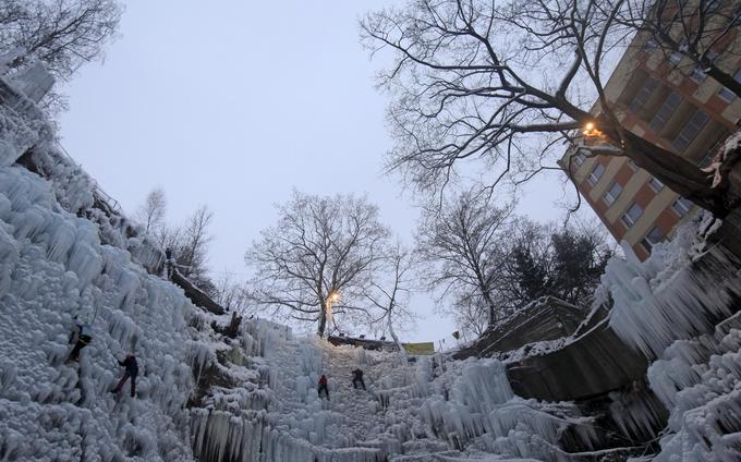 Liberec, ledno plezanje | Foto: Reuters