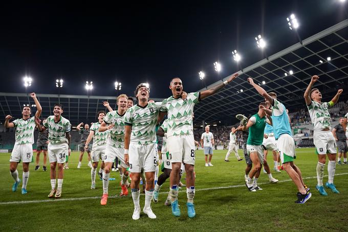 Olimpija je v četrtek v Stožicah visoko slavila. | Foto: Filip Barbalić/www.alesfevzer.com