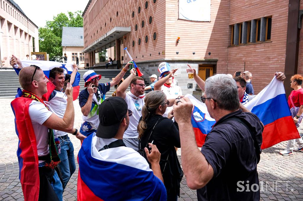 Euro 2024 Frankfurt Slovenija navijači