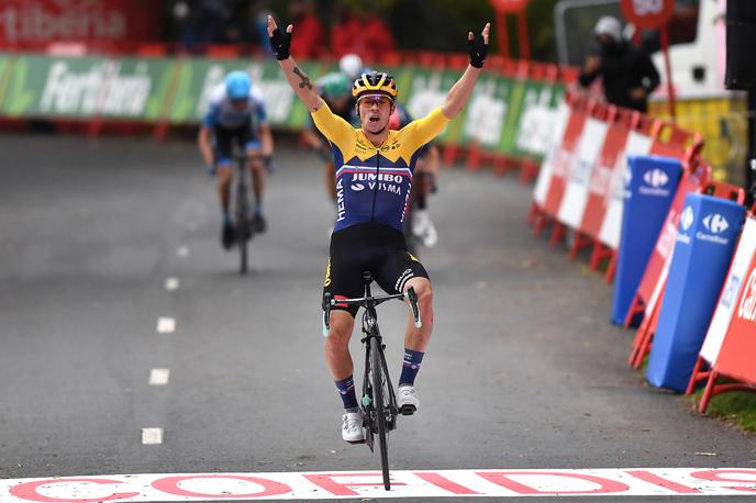 Primož Roglič | Primož Roglič je na veliki način stopil na španska tla. Postal je zmagovalec uvodne etape. | Foto Getty Images