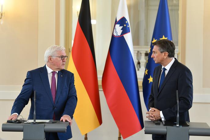 Borut Pahor, Frank-Walter Steinmeier | Foto STA