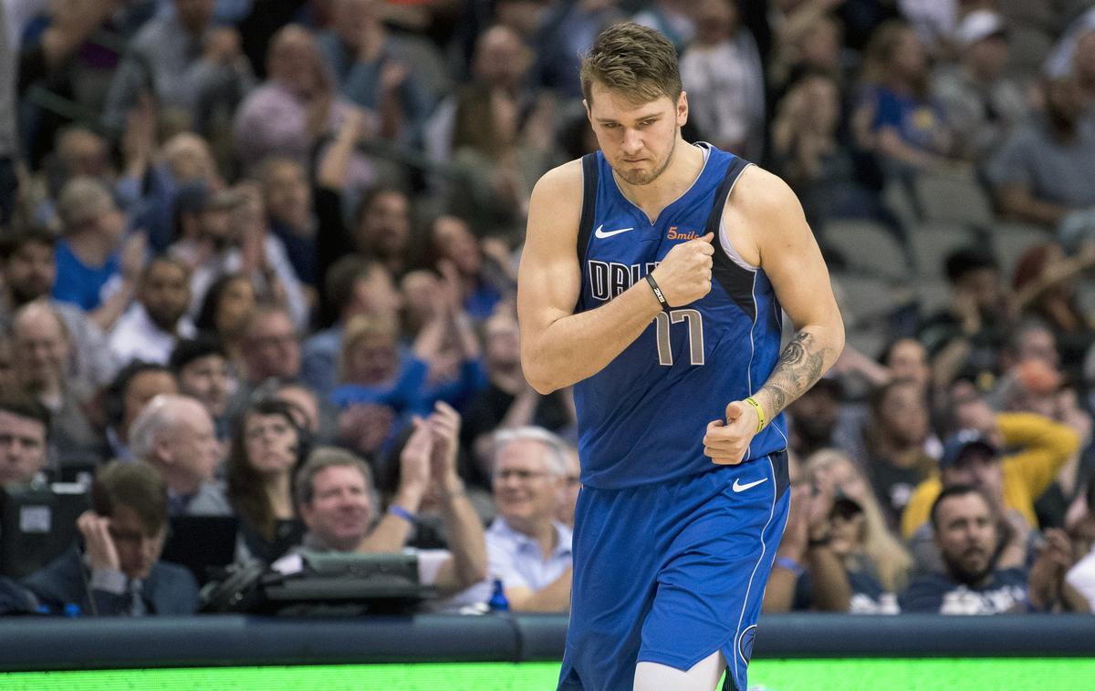 Luka Dončić | Luka Dončić postavil nov mejnik v ligi NBA. Postal je najmlajši košarkar s tremi trojnimi dvojčki. | Foto Reuters