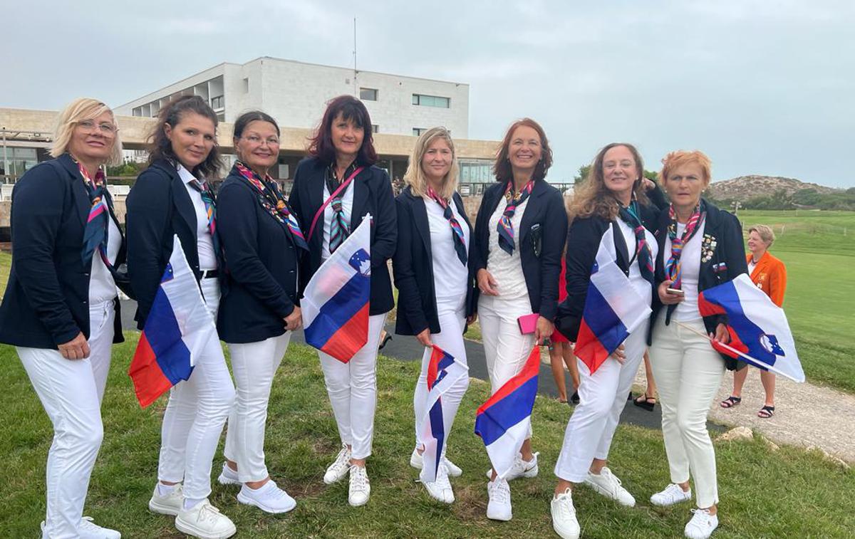 Ženska golf senior ekipa | Slovenska ženska seniorska ekipa se je na evropsko prvenstvo odpravila v Španijo na igrišče Parador el Saler. | Foto Golf zveza Slovenije