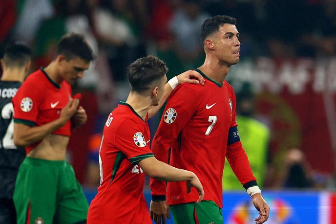 Cristiano Ronaldo | Cristiano Ronaldo je bil po ubranjeni 11-metrovki na robu obupa in v solzah. | Foto Reuters