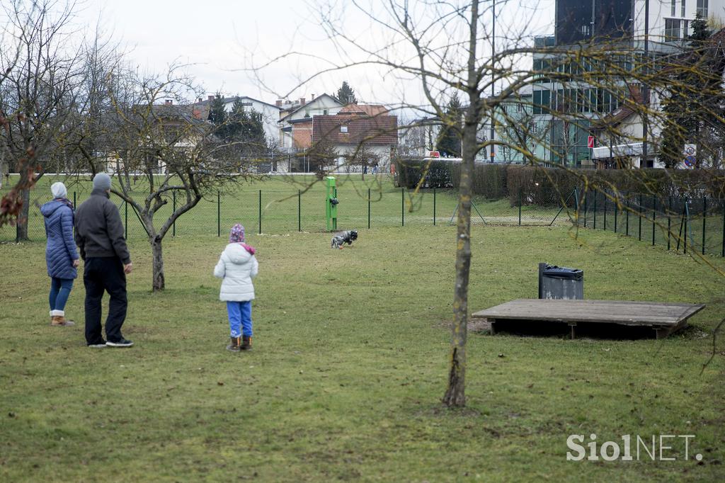 pasji park, Šmartinska