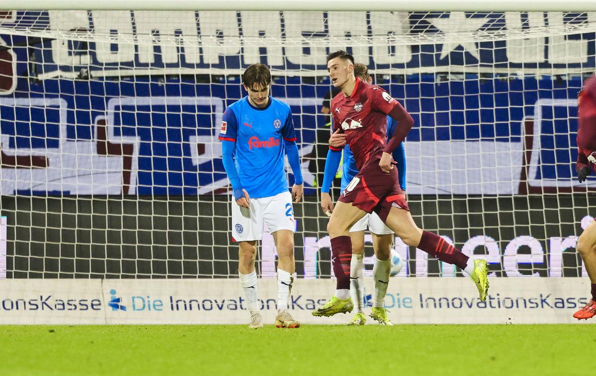 Benjamin Šeško | Benjamin Šeško se je med tednom v pokalnem tekmovanju vpisal med strelce, danes je spet zadel tudi v prvenstvu. | Foto Guliverimage