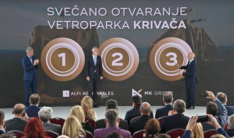 V Srbiji odprli vetrno elektrarno Krivača, eno večjih slovenskih naložb v državi