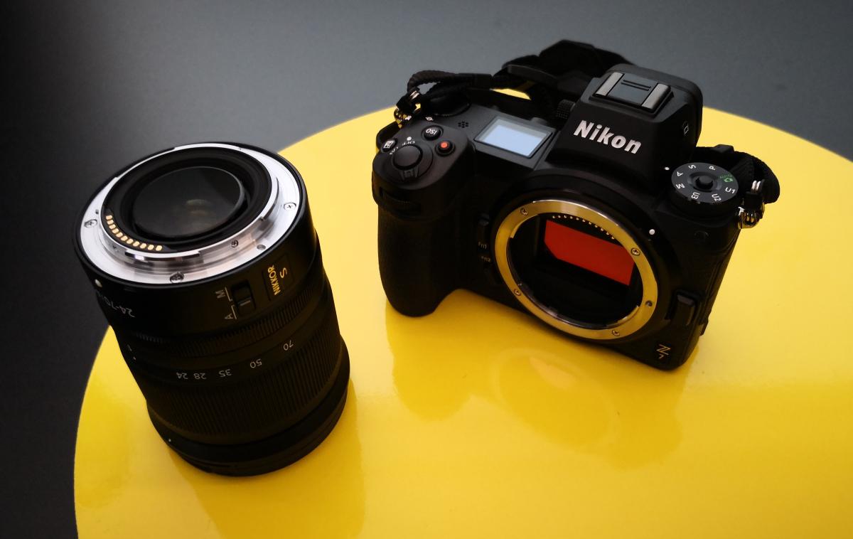 Nikon Z 7 | Nikon je na svoje nove pridobitve tako ponosen, da jih je pred današnjo predstavitvijo zelo skrbno skrival. Dostop do informacij o novostih so predčasno dobili le izbrani mediji, med drugim tudi Siol.net.  | Foto Srdjan Cvjetović