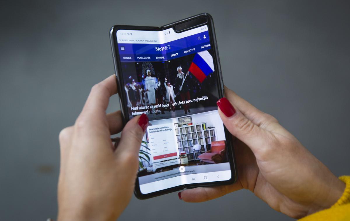 Samsung Galaxy Fold | Samsung Galaxy Fold: edinstven, drugačen, avantgarden, morda še vedno občutljiv, vsekakor pa (zelo) drag | Foto Bojan Puhek