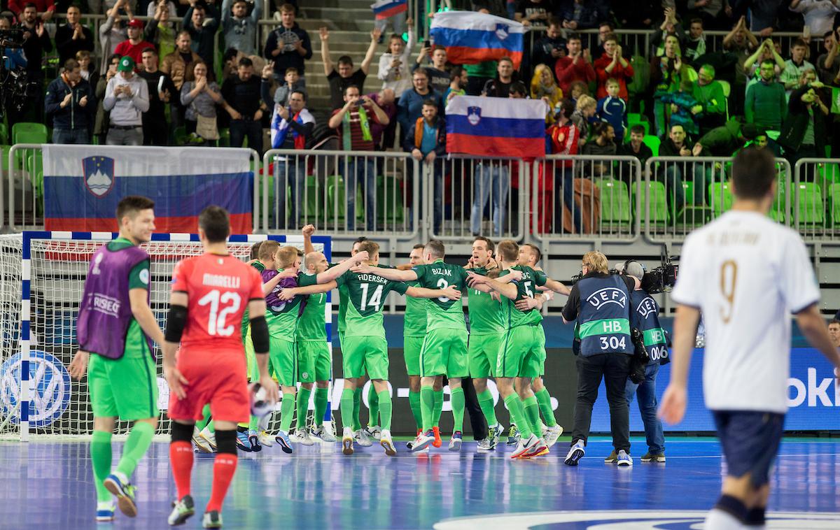 Futsal Euro 2018 Italija Slovenija | Foto Urban Urbanc/Sportida