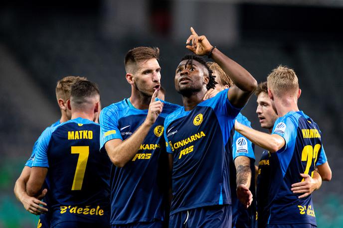 NK Celje Charles Ikwuemesi | Charles Ikwuemesi je zadel za Celje za 1:0. To je bil tudi končno izid. | Foto Matic Klanšek Velej/Sportida