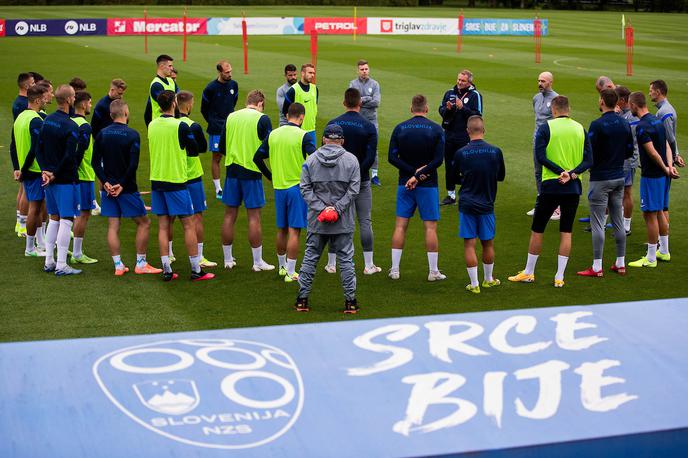 slovenska nogometna reprezentanca, trening | Matjaž Kek je danes vodil že polno zasedbo, pred katero je bržčas odločilen cikel tekem.. | Foto Grega Valančič/Sportida