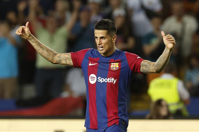 Joao Cancelo | Joao Cancelo je s prvim zadetkom v dresu Barcelone poskrbel za velik preobrat in zmago katalonskega velikana proti Celti. | Foto Reuters