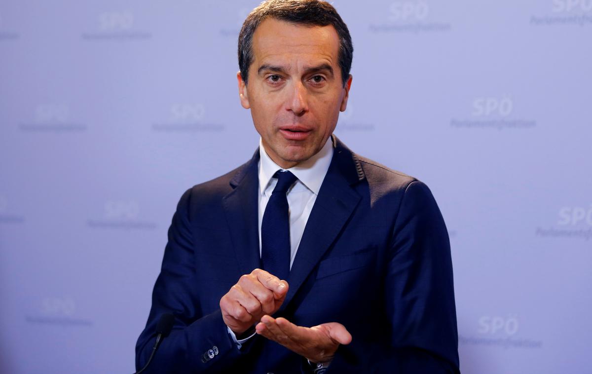 Christian Kern | Nekdanji avstrijski kancler Christian Kern je sporočil, da se umika iz politike. | Foto Reuters