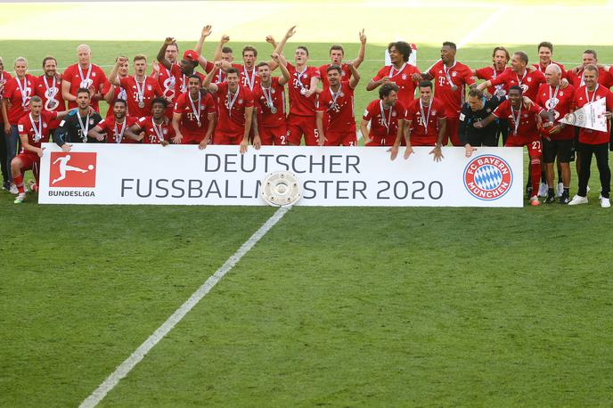 Bayern München - prvaki 2019/20 | Nogometaši münchenskega Bayerna so prvaki bundeslige v sezoni 2019/20. | Foto Reuters