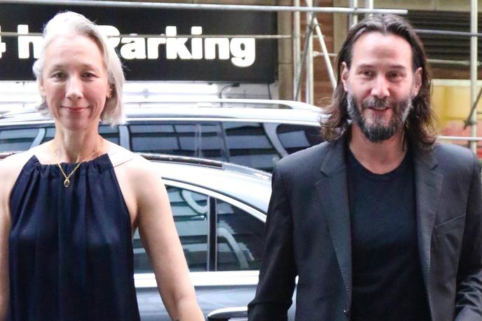 Keanu Reaves, Alexandra Grant | V odnosu z dolgoletno partnerko, umetnico Alexandro Grant, je igralec zelo srečen. | Foto Profimedia