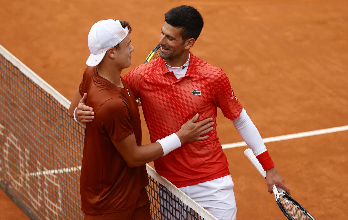 Rim Novak Đokovič Holger Rune | Holger Rune je še drugič premagal Novaka Đokovića. | Foto Reuters