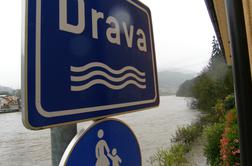 Prebivalci ob Dravi v pripravljenosti na poplave