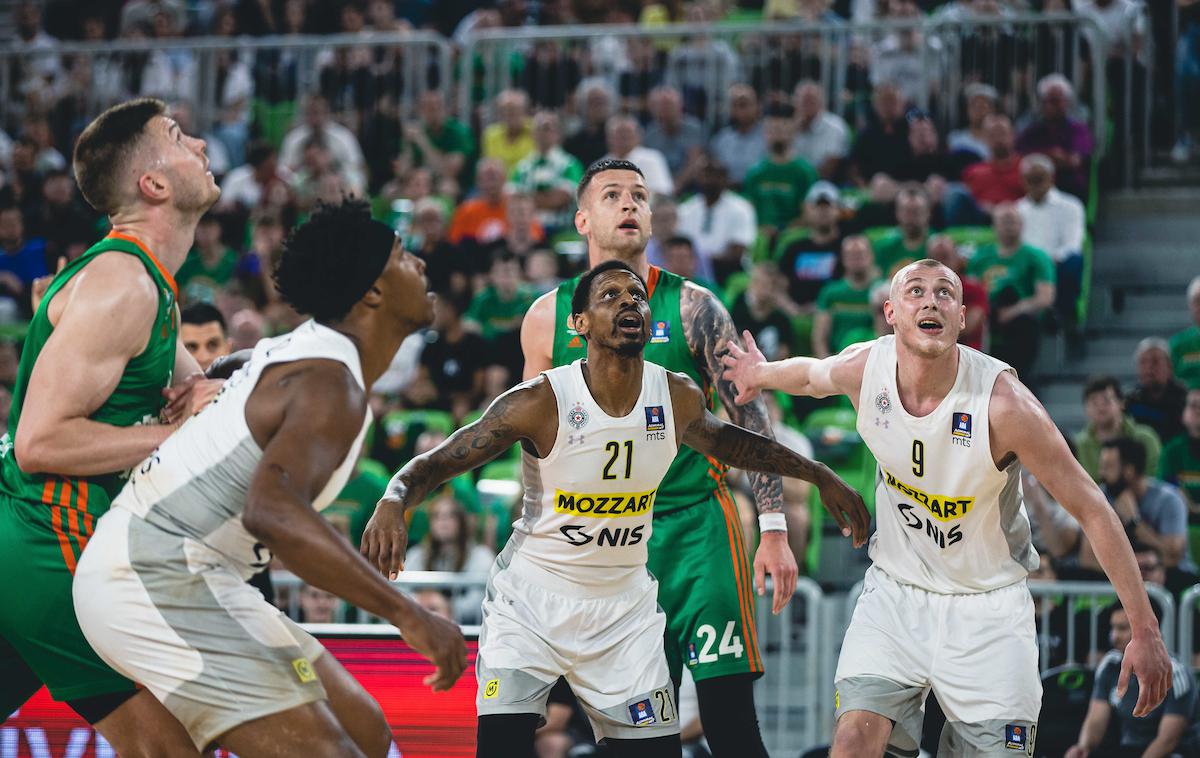 ABA liga: Cedevita Olimpija - Partizan | Drugi finalist bo znan v torek zvečer, ko bosta v Beogradu na odločilni tretji tekmi obračunala Partizan in Cedevita Olimpija. | Foto Grega Valančič/Sportida