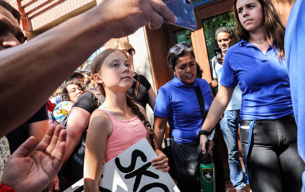 Greta Thunberg | Letos je bila nominirana za Nobelovo nagrado za mir, revija Time pa jo je maja uvrstila med najvplivnejše osebnosti sveta. | Foto Reuters