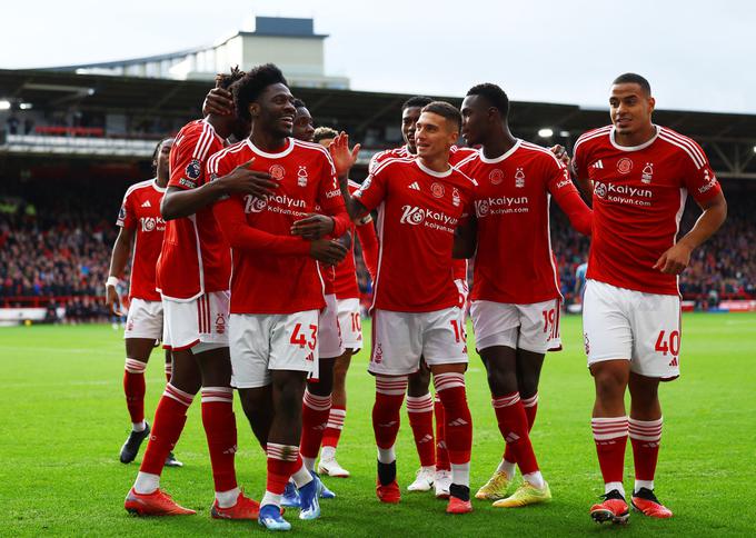 Nedeljski obračun med Nottingham Forestom in Aston Villo, ki sta postala evropska prvaka v letih 1979, 1980 (oba Forest) in 1982 (Villa), je pripadel gostiteljem. | Foto: Reuters