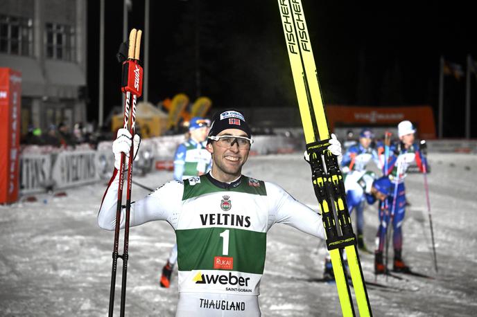 Jarl Magnus Riiber Ruka 2024 | Norvežan Jarl Magnus Riiber je z zmago začel novo sezono v nordijski kombinaciji.  | Foto Guliverimage