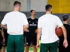 Cedevita Olimpija trening, Jurica Golemac