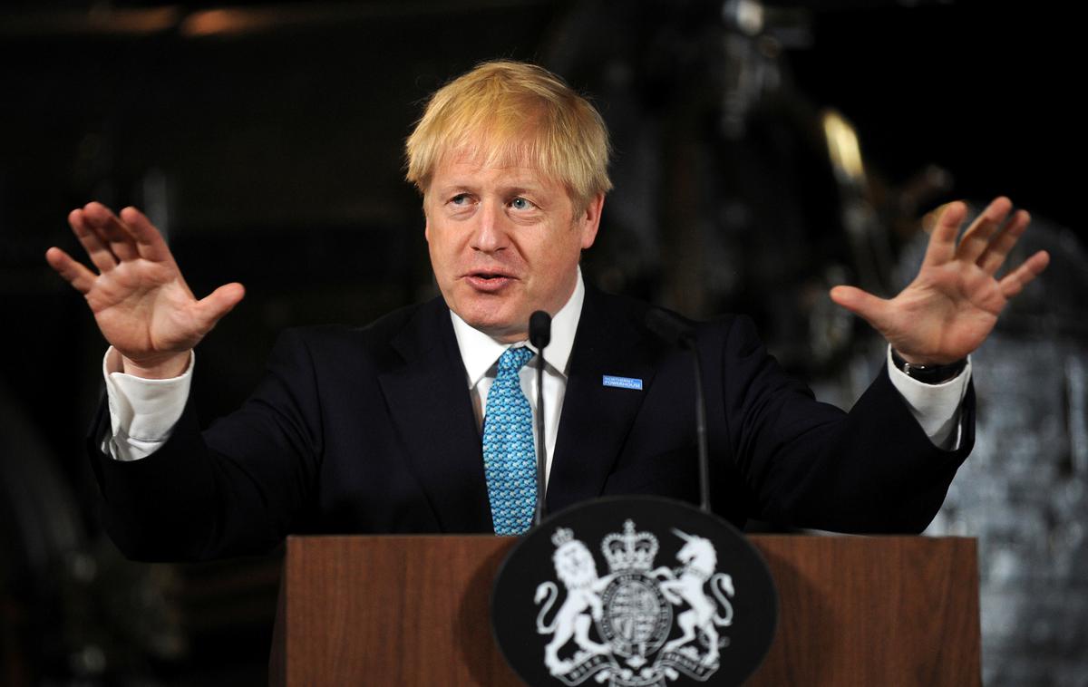 Boris Johnson | Britanski premier Boris Johnson vztraja, da bo Združeno kraljestvo 31. oktobra zapustilo EU z ali brez dogovora. | Foto Reuters