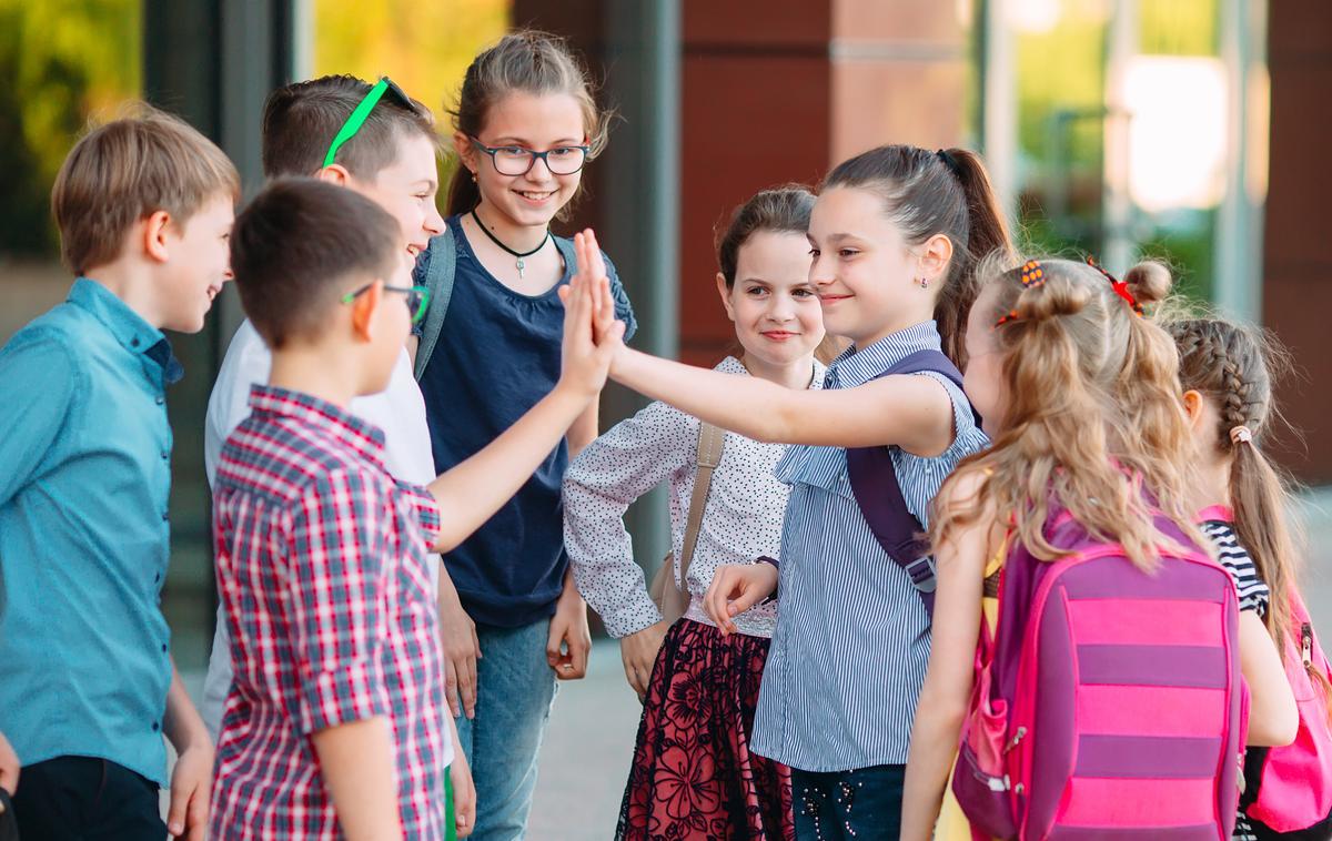 sošolci, učenci, prijatelji, prijateljstvo, šola, učenje | Letošnje poletne počitnice so še v polnem teku, a šolarji in dijaki (ter njihovi starši) si lahko že zdaj ogledajo koledar za prihodnje šolsko leto. | Foto Shutterstock