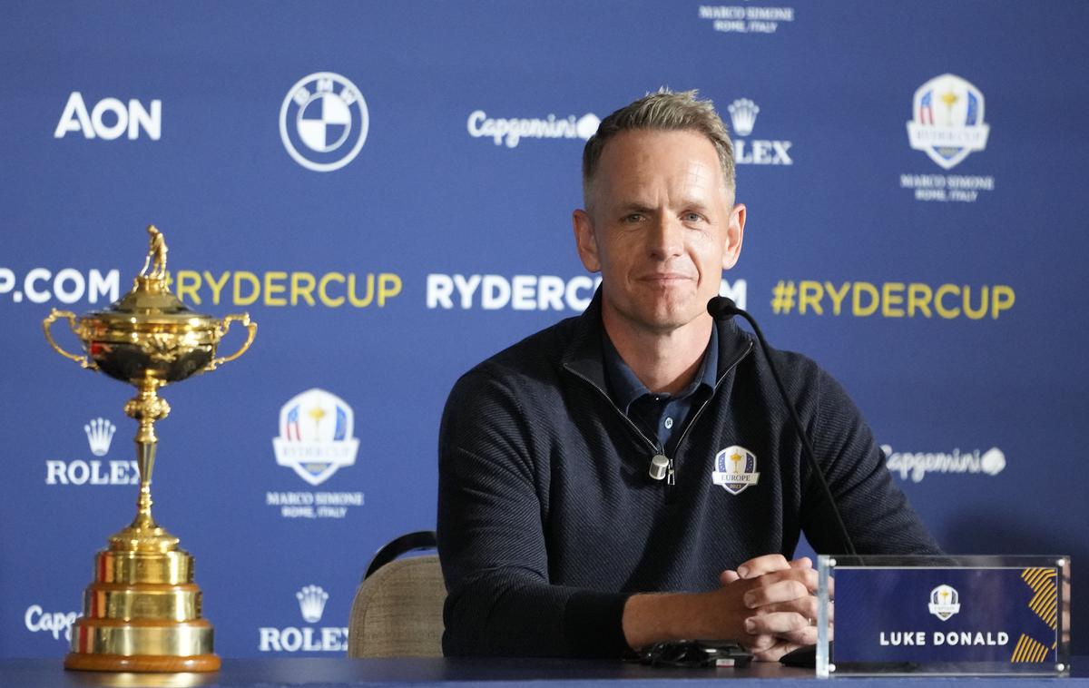 Luke Donald, Ryderjev pokal | Kapetan evropske ekipe Luke Donald je izbral. | Foto Guliverimage