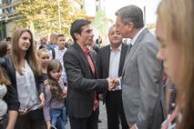 Sprejem Borut Pahor