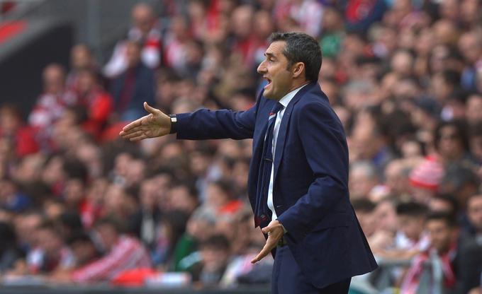 Ernesto Valverde išče rešitve v napadu Barcelone. | Foto: Reuters