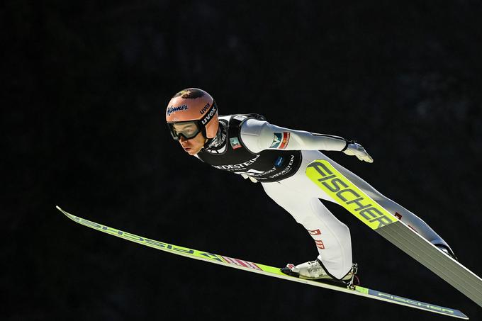 Zmagovalec kvalifikacij je Avstrijec Stefan Kraft. | Foto: Guliverimage/Vladimir Fedorenko