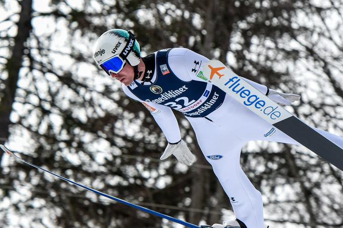 Timi Zajc je kvalifikacije končal na 13. mestu. V drugi seriji za trening je poletel 237,5 metra. | Foto: Guliverimage