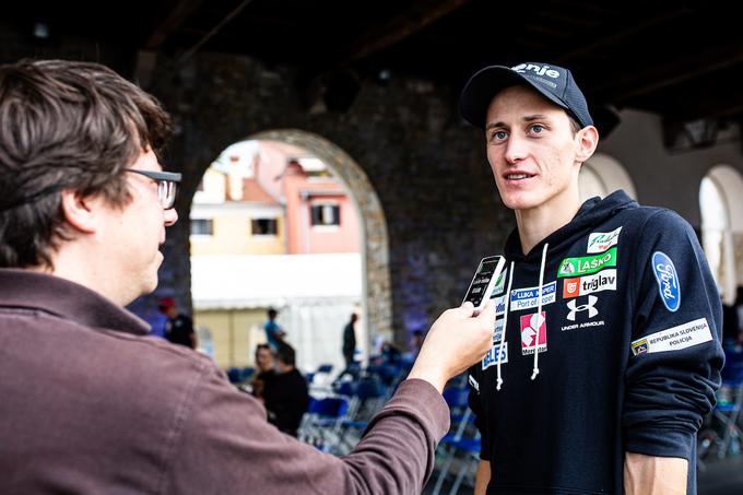 Peter Prevc SloSki media day 2019 Koper | Foto: Grega Valančič/Sportida