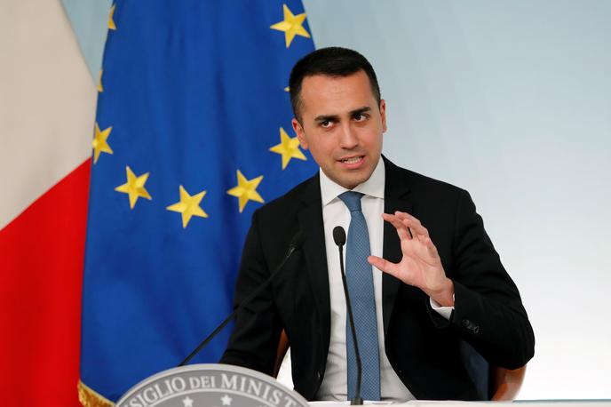 Luigi Di Maio | Gibanje pet zvezd in Demokratska stranka poskušata v Italiji oblikovati novo vladno koalicijo. Na fotografiji vodja Gibanja pet zvezd Luigi Di Maio. | Foto Reuters