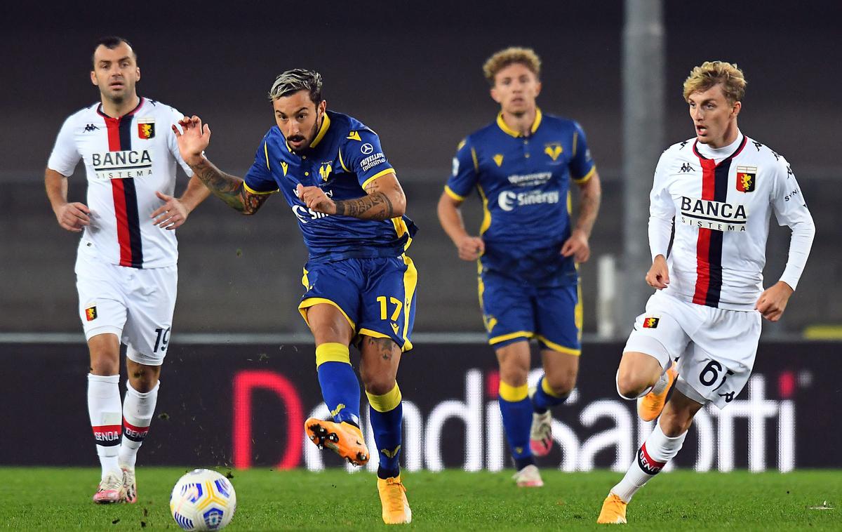 Verona Genoa | Genoa se je po dobrih treh tednih vrnila v tekmovalni ritem. | Foto Getty Images