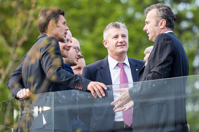 Zvonimir Boban, Dejan Savičević (nekdanja soigralca pri Milanu) in Davor Šuker so si imeli na Gorenjskem marsikaj za povedati. | Foto: 