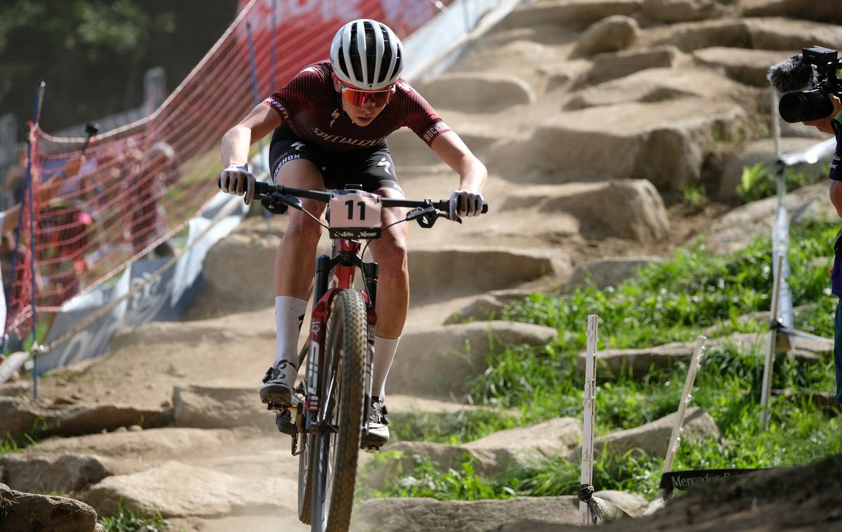 Haley Batten | Haley Batten je napadla v zadnjem od petih krogov in ciljno črto prečkala štiri sekunde pred tekmicami. | Foto Guliverimage