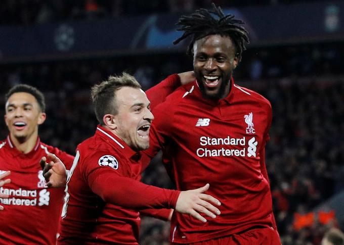 Divock Origi je navdušil in dvakrat zatresel mrežo Barcelone. | Foto: Reuters