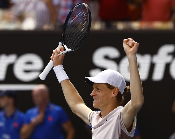 Jannik Sinner bo prvič igral v finalu turnirjev za grand slam. | Foto: Reuters