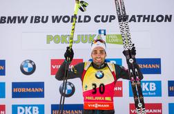 Bauer z drugo ničlo v karieri navdušil, Fourcade prekinil pokljuški urok