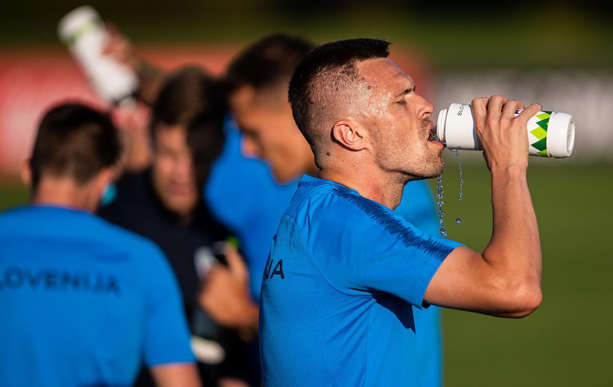 Josip Iličić | Josip Iličić je na tokratni zbor pripotoval med prvimi in glede na to, da konec tedna za Atalanto zaradi kazni ni igral, treniral od začetka do konca. | Foto Grega Valančič/Sportida