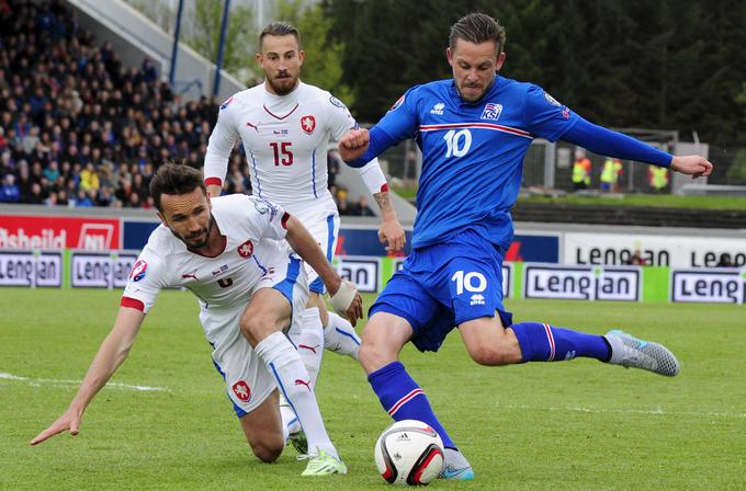 Nesporni zvezdnik Islandije je Gylfi Sigurdsson, nogometaš Swanseaja. | Foto: 