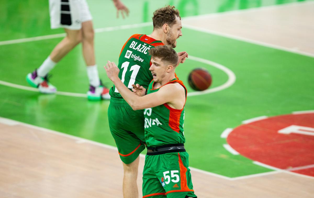 Cedevita Olimpija - Jaka Blažič | Cedevita Olimpija je v odlični formi, ljubljanski košarkarji so premagali tudi FMP. | Foto Vid Ponikvar