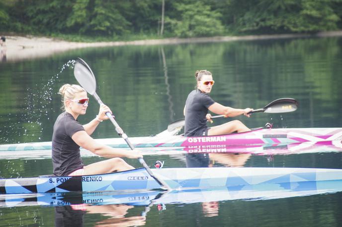 Špela Ponomarenko Janić, Anja Osterman | Anja Osterman je slavila na razdalji 200 in 500 metrov, obakrat je bila druga Špela Ponomarenko Janić. | Foto Boštjan Boh