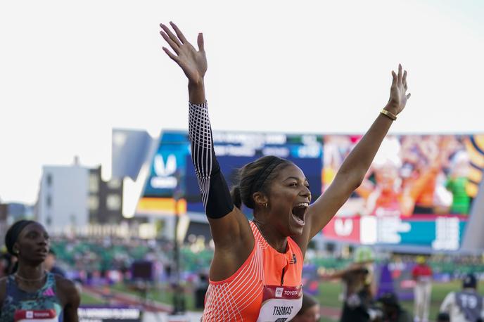 Gabby Thomas | Gabby Thomas je postavila najboljši letošnji čas na svetu v teku na 200 metrov. | Foto Guliverimage