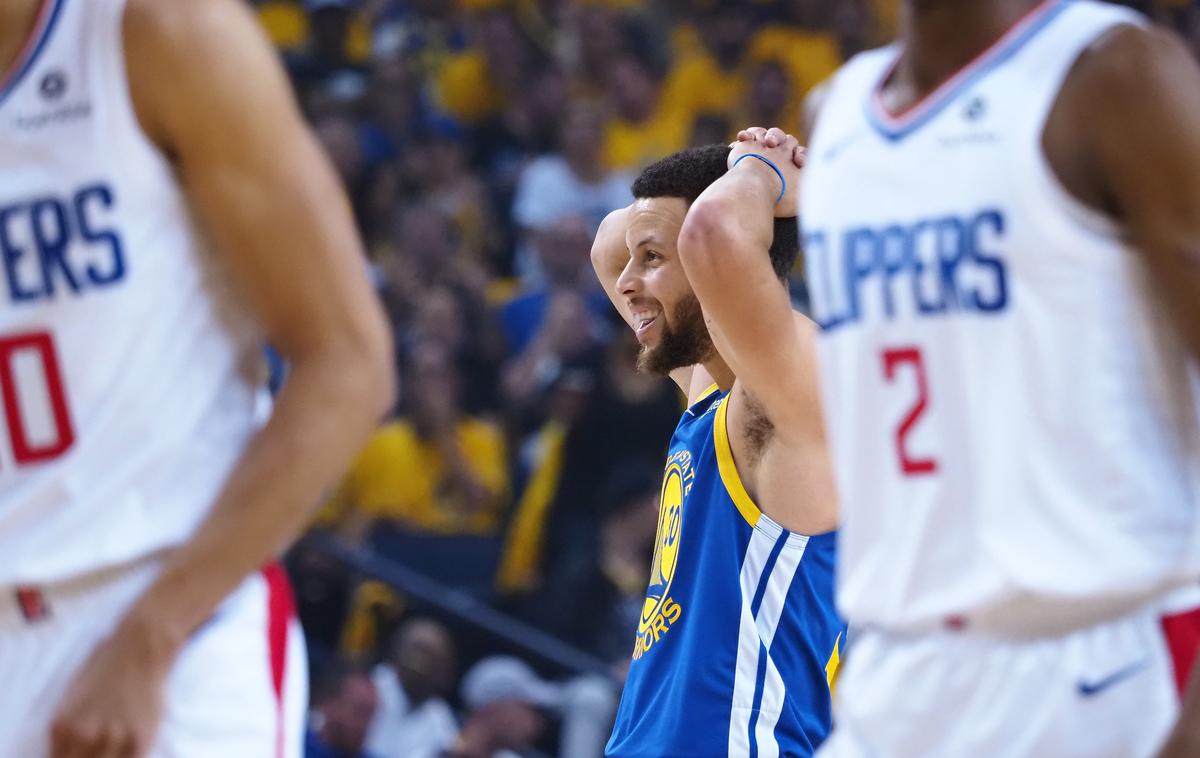 Golden State | Prvaki lige NBA so zapravili prvo zaključno žogico za napredovanje v konferenčni polfinale. | Foto Reuters