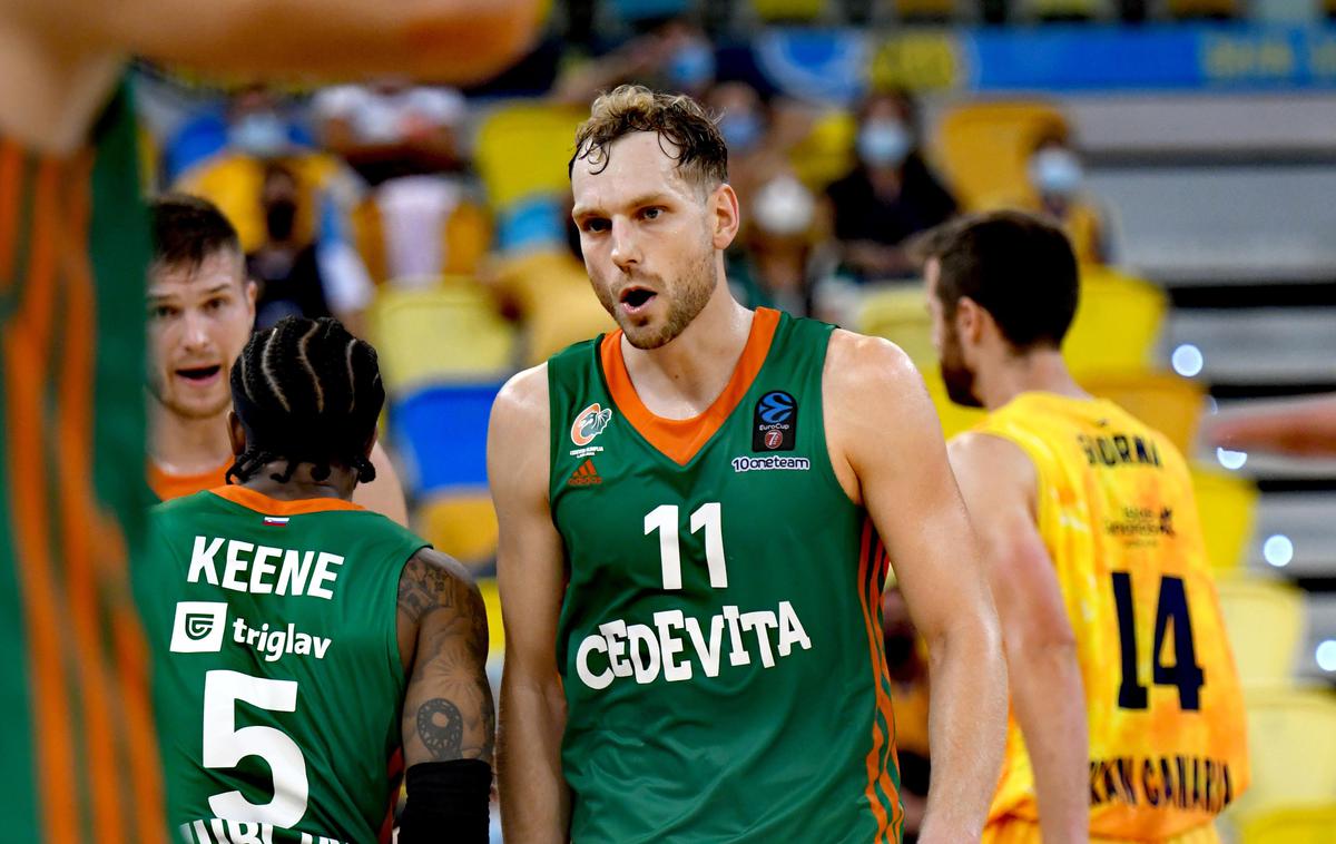 Jaka Blažič Cedevita Olimpija - Gran Canaria (Eurocup) | Jaka Blažič ima težave s hrbtom. | Foto KK Cedevita Olimpija